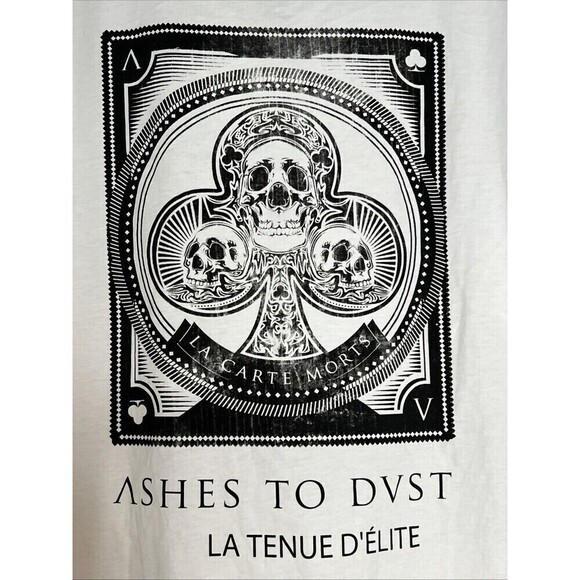Ashes To Dust Men’s White TSHIRT Medium Short Sleeved - Picture 2 of 10